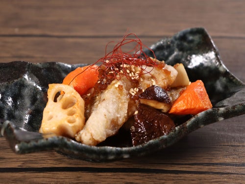 鱈と野菜の油淋ソース